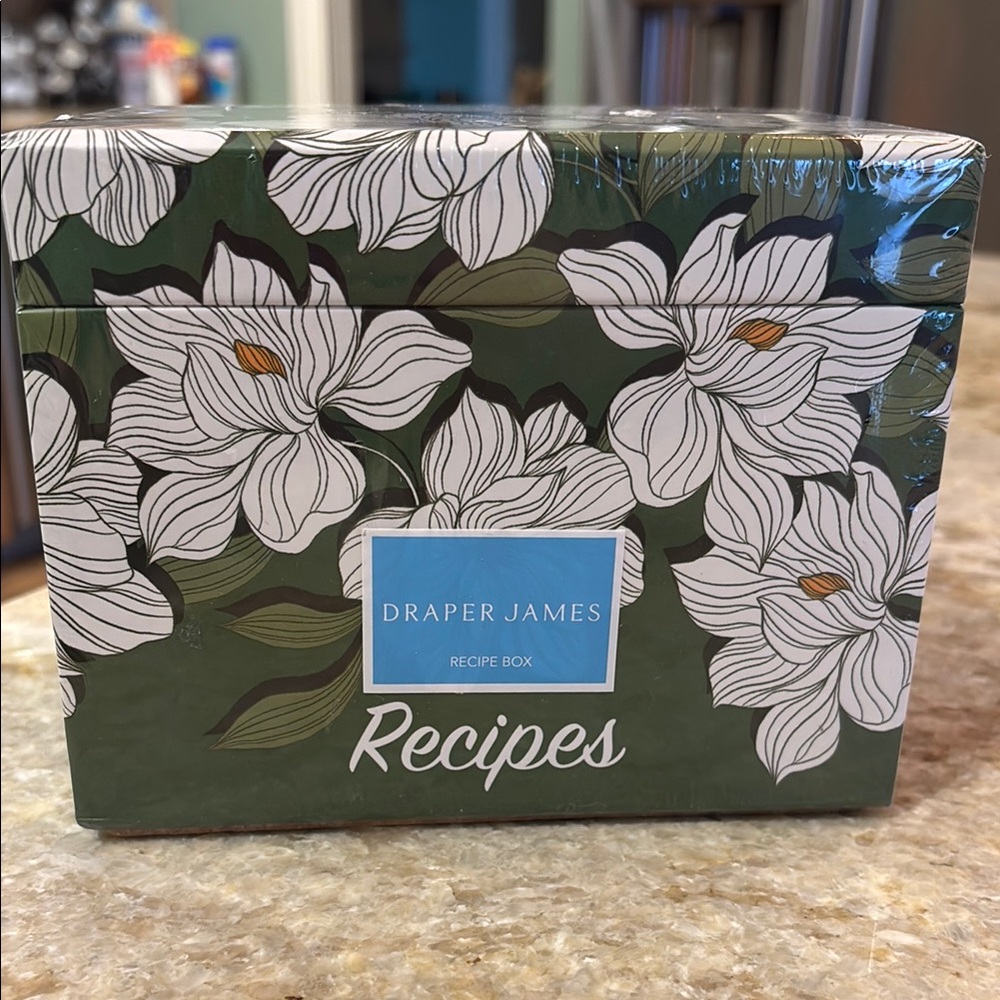 Draper James Floral Recipe Box